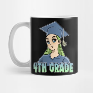 4th Grade Anime Otaku Kawaii Elementary School Mug